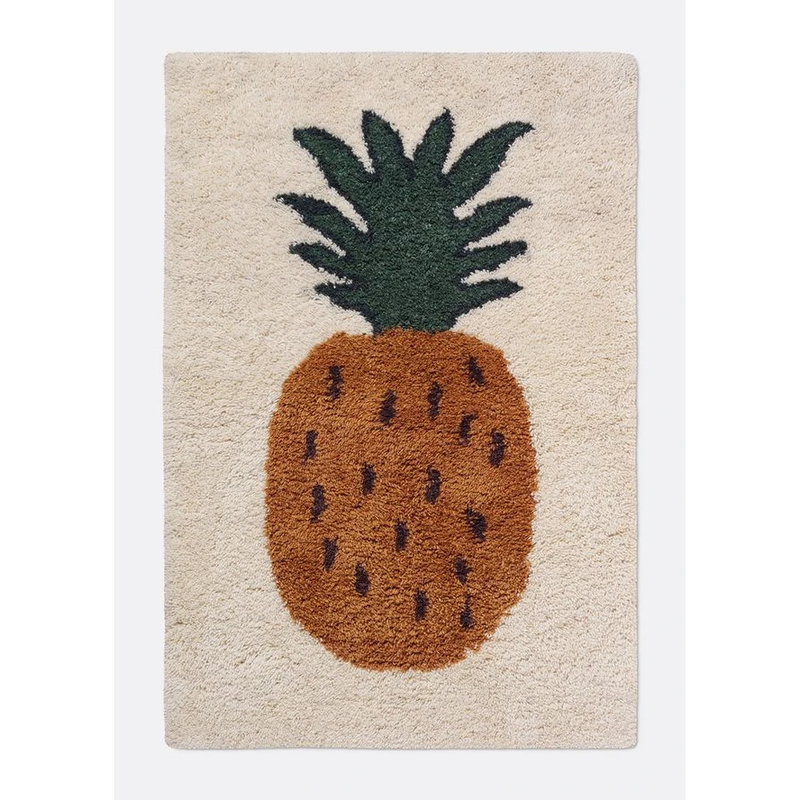 Fruiticana Tufted Rug - Children's rug - Pineapple