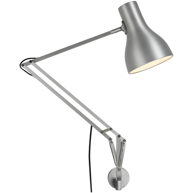 Photo of Type 75 Wall Mounted Lamp Brushed Aluminium - Vägglampor - Sir Kenneth Grange - Silver