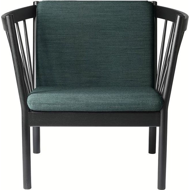 Photo of J146 Easy Armchair - Black lacquered oak