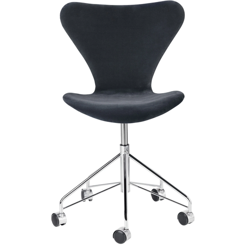 Photo of 3117 Sjuan, Fully Upholstered, Base Chromed - Desk chairs - Arne Jacobsen 6