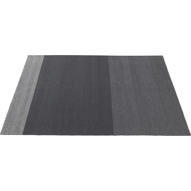 Photo of Varjo Rug 170x240, Dark Grey - Patterned Rugs - Tina Ratzer - Grey