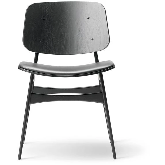 Photo of Søborg 3051 Wood Base Chair - Upholstered Seat