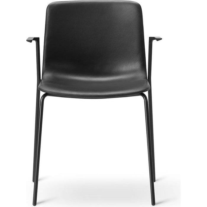 Photo of Pato 4 Leg Armchair 4212 By Welling/ludvik - Full Upholstery - Spisebordsstol - Primo 88 Black - W57 X D52,5 X H79,5 X Sh47,5 Cm