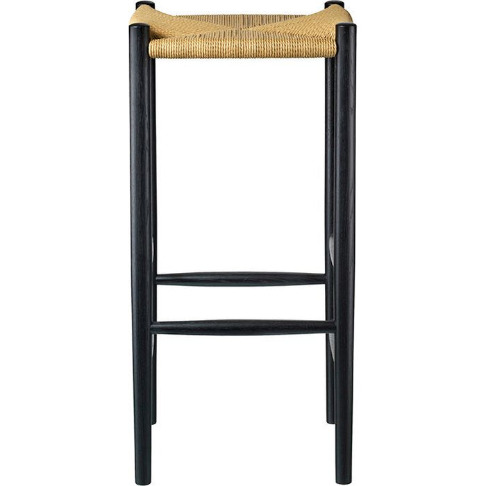 Photo of J164B High Bar Stool from Fdb Møbler (Black Lacquered Oak)