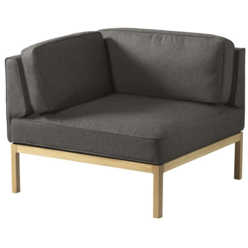 L37 - Left Corner Module 90 cm - Grey - 90 cm