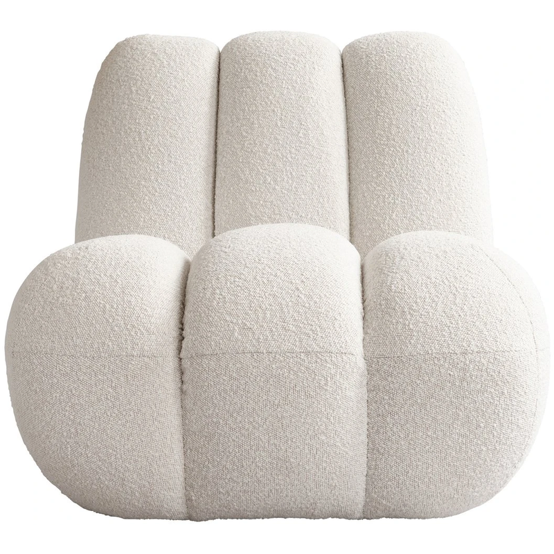 Photo of Toe Lounge Chair Bouclé Off-white