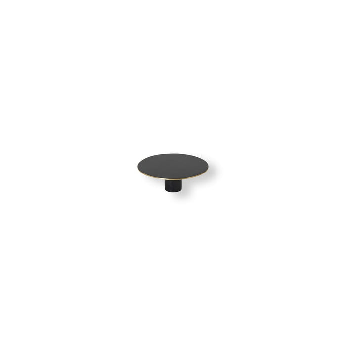 Photo of Brass Hooks - Knager - Black Brass W. Brass Edge
