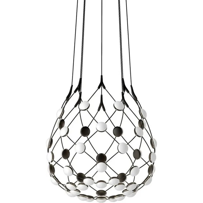 Photo of Mesh D86 Ø55 cm - Chandeliers - Francisco Gomez Paz,Paolo Rizzatto - Black