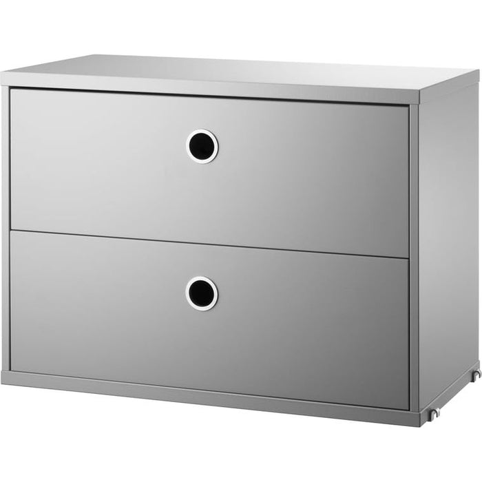 Photo of String drawer unit 58x30, grey - Shelving - Nils Strinning - grey - mdf