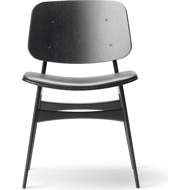 Photo of Søborg 3051 Wood Base Chair - Upholstered Seat