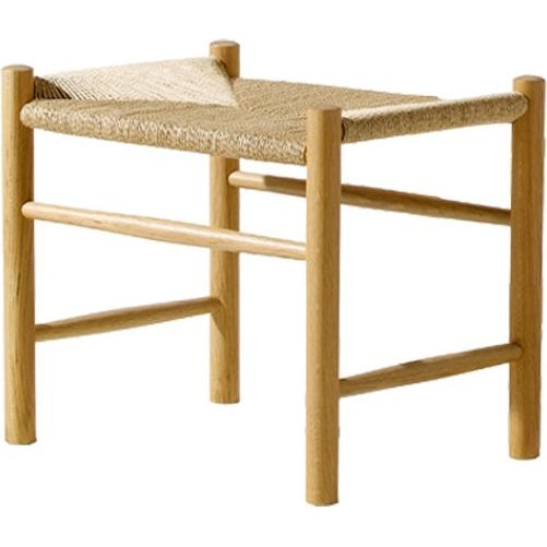 Photo of J16 Stool Natural-Black Lacquered Oak