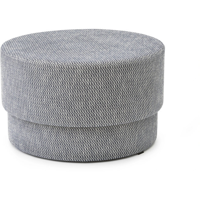 Photo of Silo Pouf Medium Navy Blue/albagia 288 - Beanies - Hans Hornemann - Blue - Wood/textile/plastic