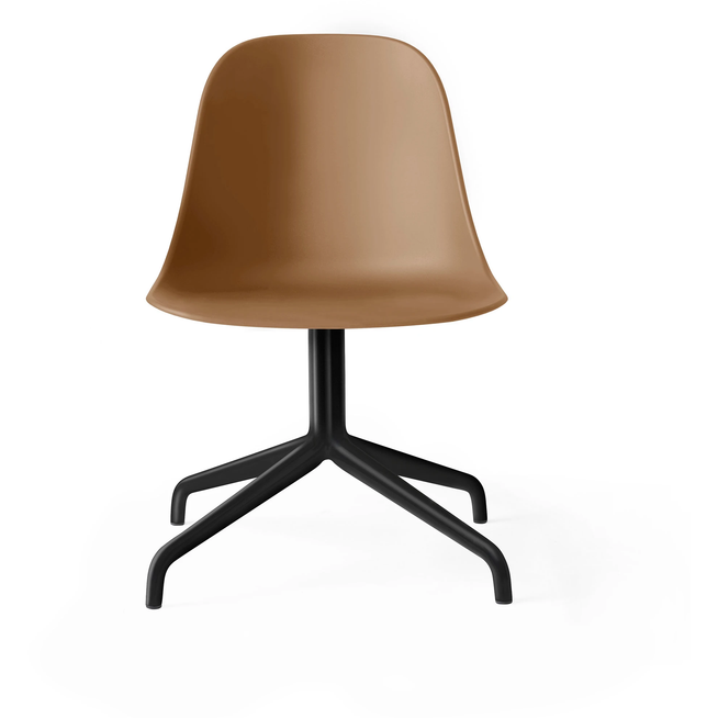 Photo of Harbour Swivel Side Chair Black Aluminiumshell Khaki - Skrivbordsstolar - Norm Architects - Grön