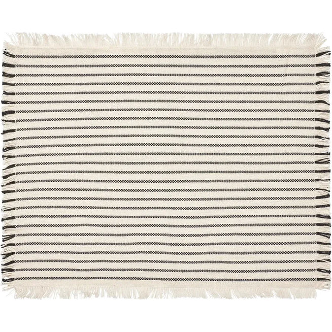 Photo of Elouise Placemats Off White/Black Set of 8 Pieces