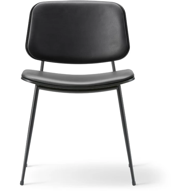 Photo of Søborg 3062 Metal Base Chair - Front Upholstered