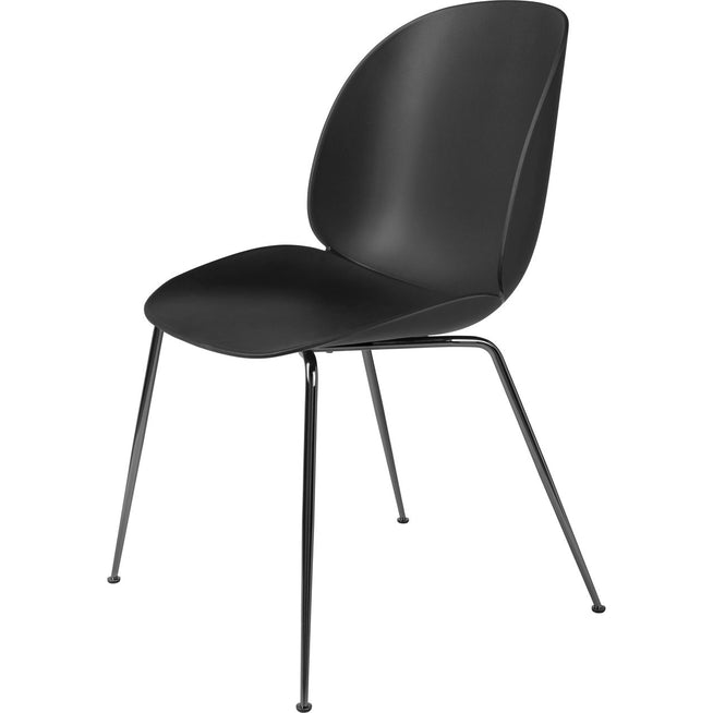 Photo of Beetle Dining Chair, Un-upholstered, Conic Base
