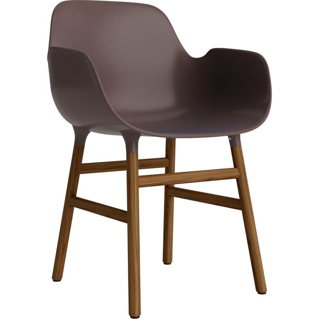 Photo of Form Armchair Wood - Spisebordsstol - Walnut /