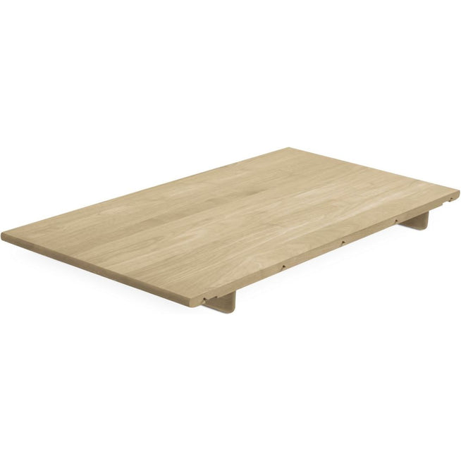 Photo of Carl Hansen - Ch337i Extension Board White Oiled Oak - Accessories Table - Hans J. Wegner - Wood-coloured