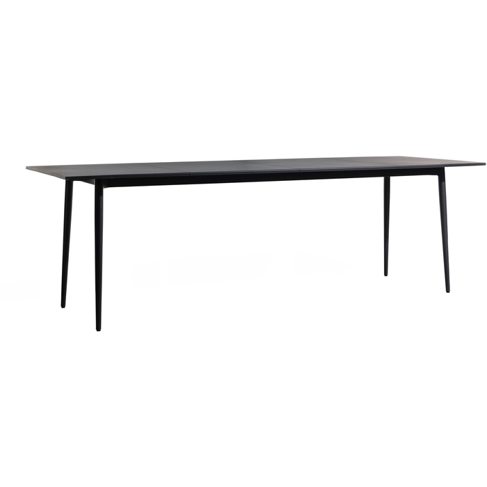 Photo of Saltö Dining Table Large, Charcoal Grey Aluminium Frame - Matbord Utomhus - Matilda Lindblom - Svart - Metall