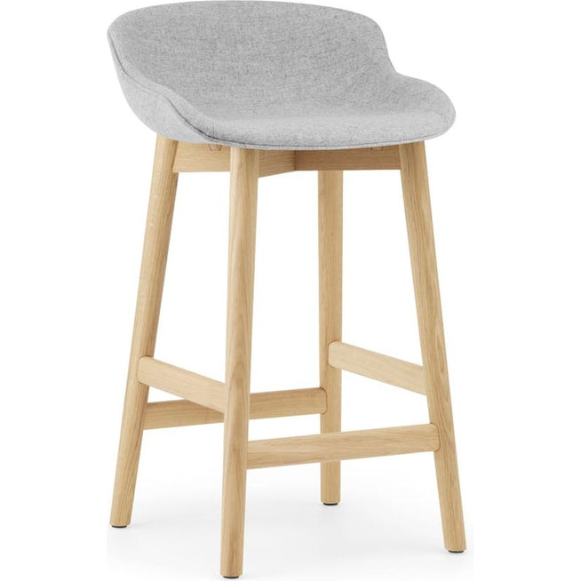 Photo of Hyg Bar Stool, Wood / Full Upholstery 65 Cm