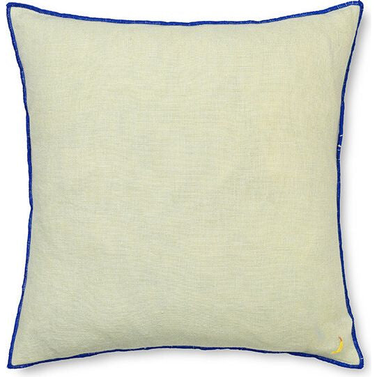 Photo of Contrast Linen Cushion Fra Ferm Living (mint)