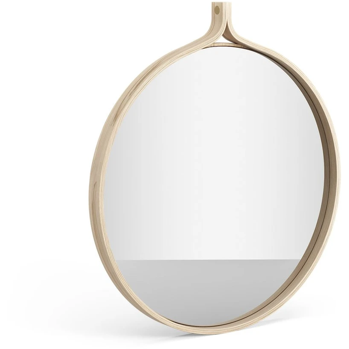 Photo of Comma Mirror Round Ø52 Cm Ash