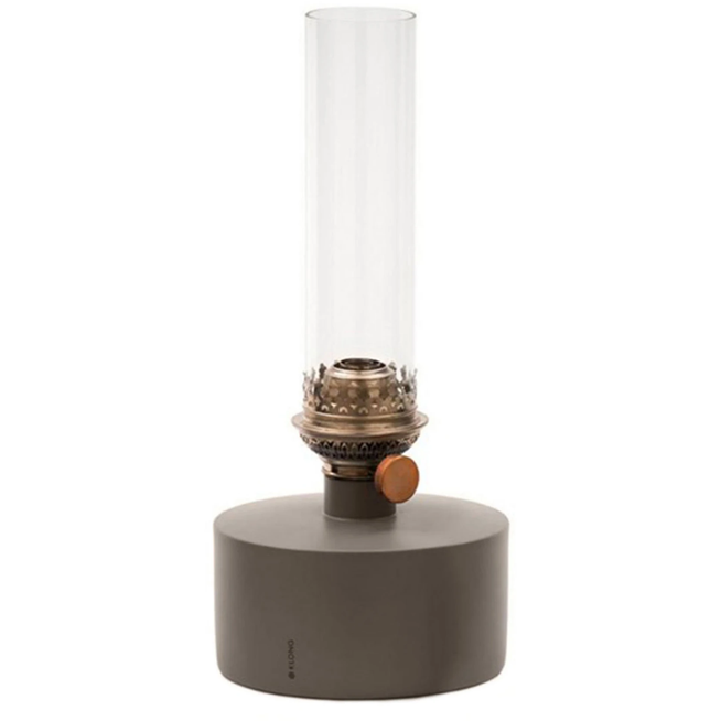 Photo of Patina Large Grey / Clear Glass - Candlesticks & Candle Holders - Broberg & Ridderstråle - Grey