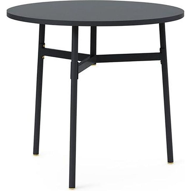 Photo of Union Table - Round - Dining Table - Black - Ø80 - Ø: 80 x H: