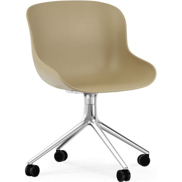 Photo of Hyg Chair Swivel 4w - Kontorstol - Sand - Aluminium - H: 84 X L: 54 X D: 53,5 X Sh: 46 Cm
