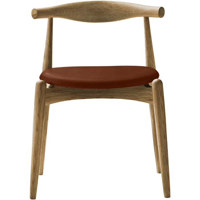 Photo of Carl Hansen - Ch20, Oiled Oak, Leather Group C Sif - 92 - Dining Chairs - Hans J. Wegner - Wood