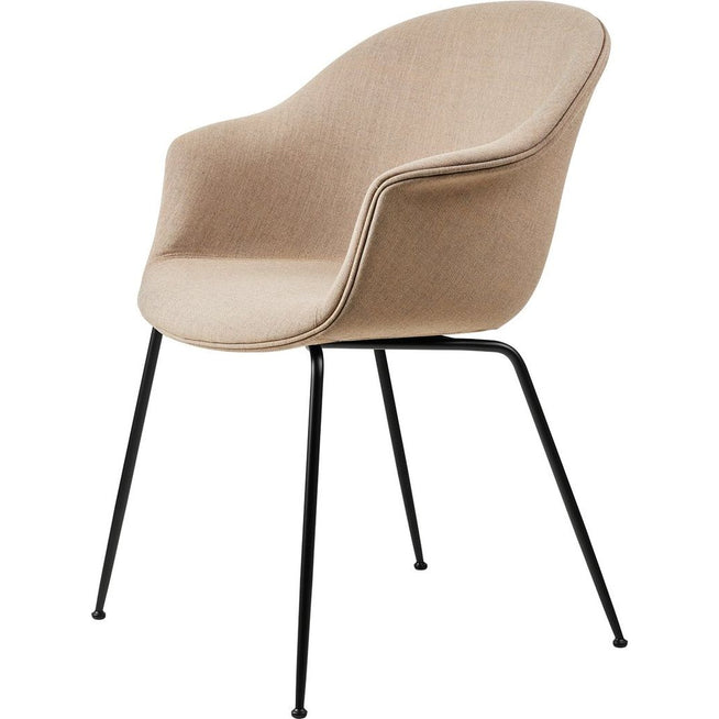 Photo of Bat Dining Chair, Fully Upholstered, Conic Base