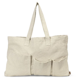 Photo of Pocket Weekend Bag - Weekendtaske - Off-white - W75 X H50 X D3 Cm
