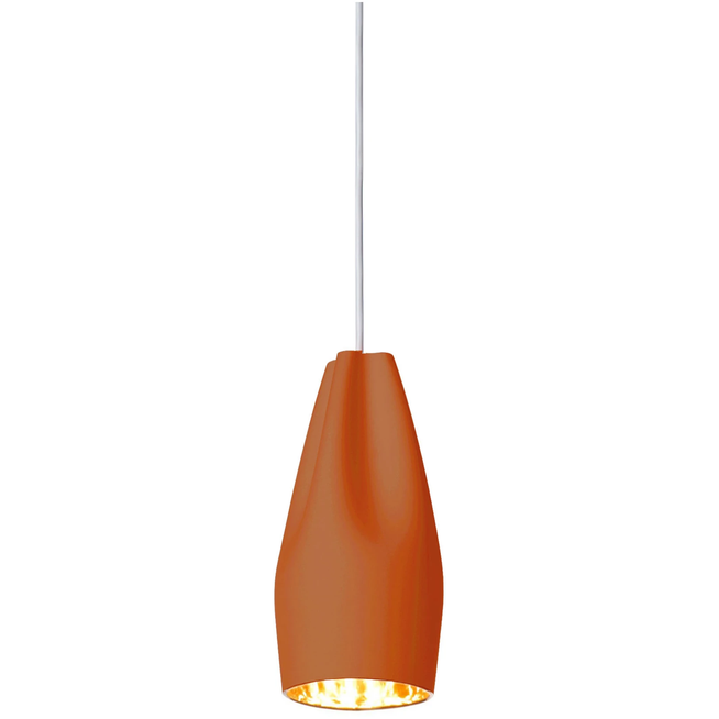 Photo of Pleat Box 13 Led - Terracotta, Gold - Pendellampor - Mashallah,xavier Mañosa - Brun