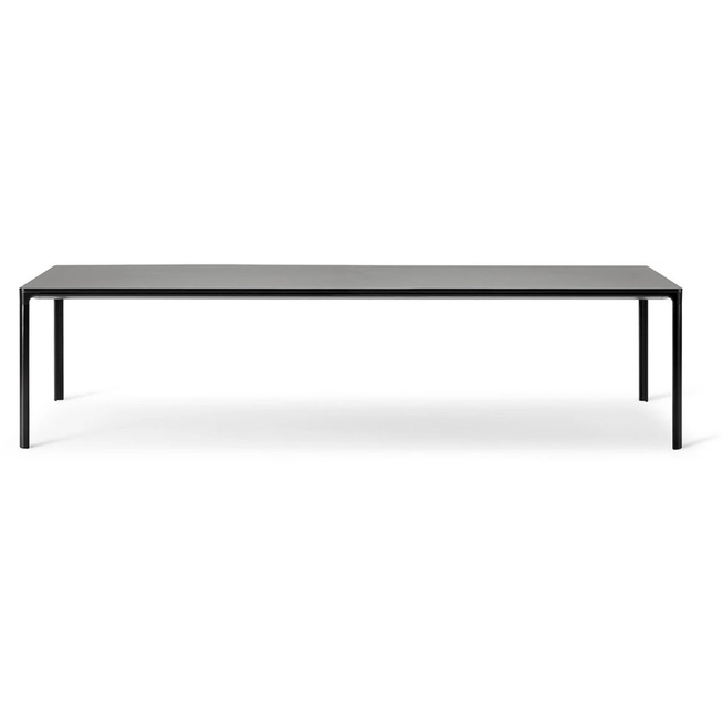 Photo of Mesa Table 4630 By Welling/ludvik - Spisebord - Black Linoleum / Black Aluminium - W300 X W120 X H73 Cm