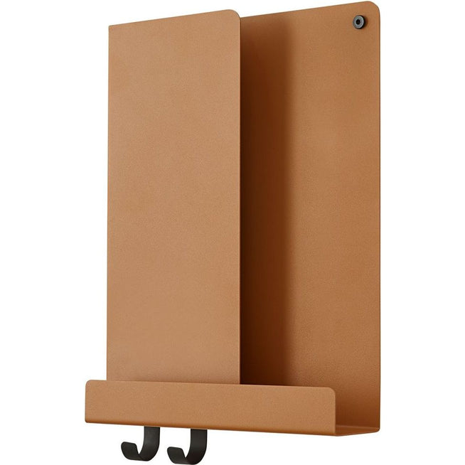 Photo of Folded Shelves Xs, Burnt Orange - Vägghyllor - Johan Van Hengel - Svart - Metall