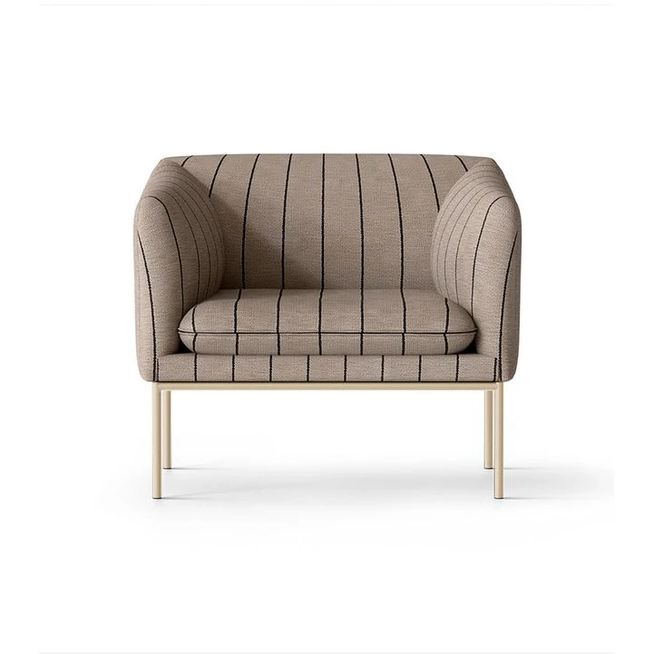 Photo of Turn 1-seater - Lænestol - Cashmere - Pasadena - Sand/black - W80 X H73,5 X D75,5 X Sh42 Cm