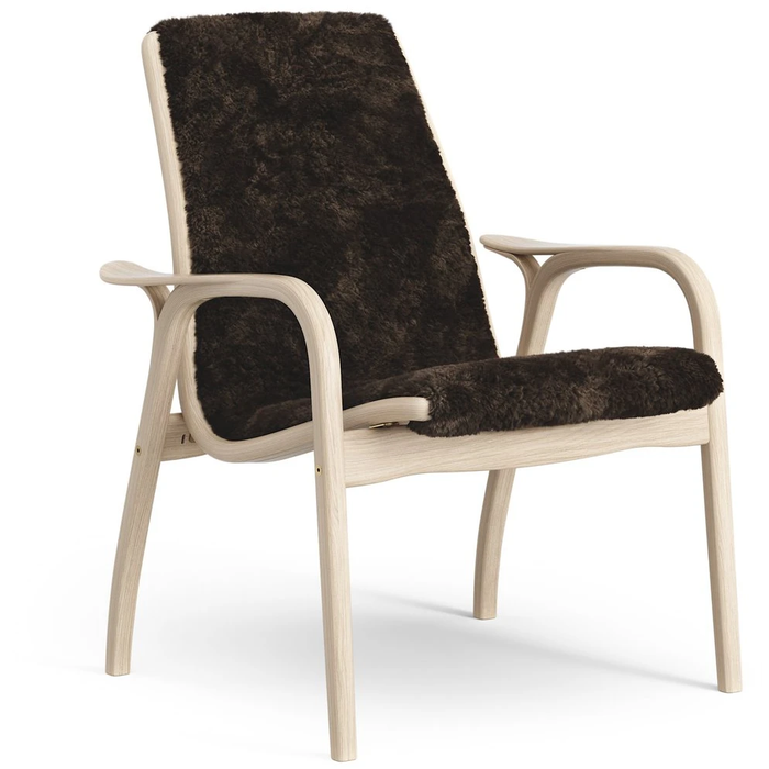 Photo of Laminett Arm Chair White Pigmented Oak/sheep Skin