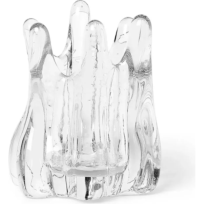 Photo of Holo Tea Candleholder - Lysestage - Clear - Ø: 10 X H: 12 Cm