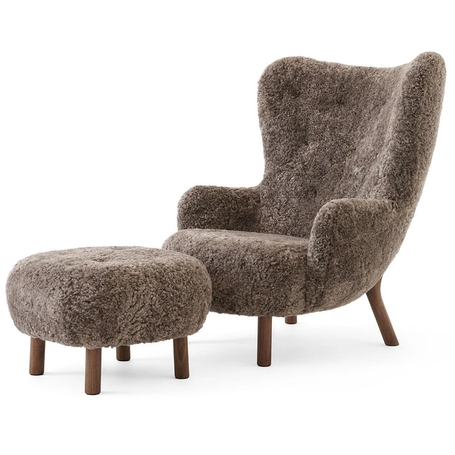 Photo of Petra Vb3 High Armchair Incl. Pouf Atd1 Oiled