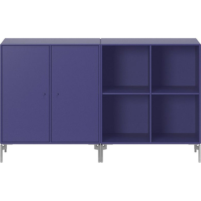 Photo of Pair Classic Sideboard - Matt Chrome Legs