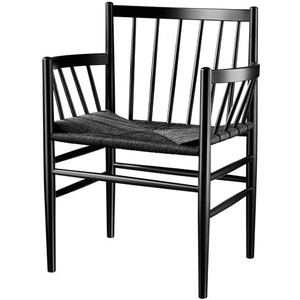 Photo of Jørgen Bækmark Chair with Armrests - J81 - Black
