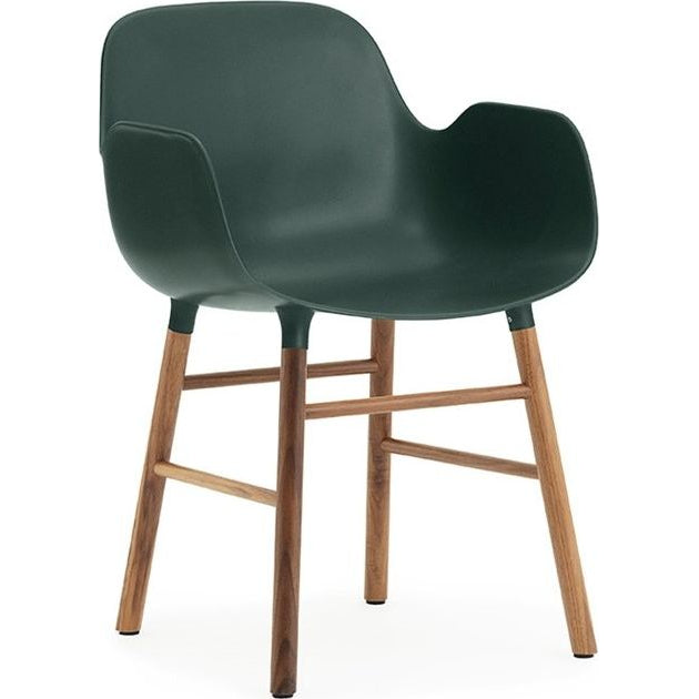 Photo of Form Armchair Wood - Spisebordsstol - Walnut / 1