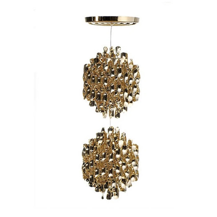 Photo of Spiral Sp2 Pendant Gold - Pendellampor - Verner Panton - Guld