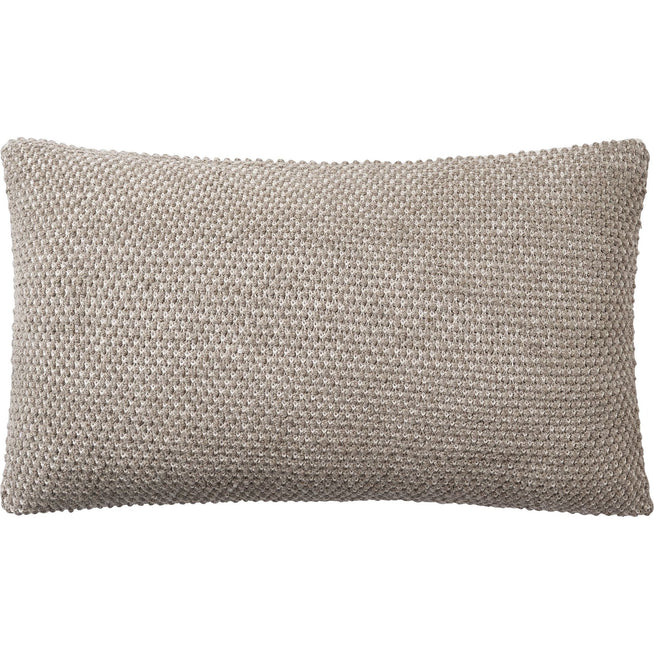 Photo of Twine Cushion Beige/ Grey 50x80 Cm - Prydnadskuddar & Kuddfodral - Aiayu - Beige