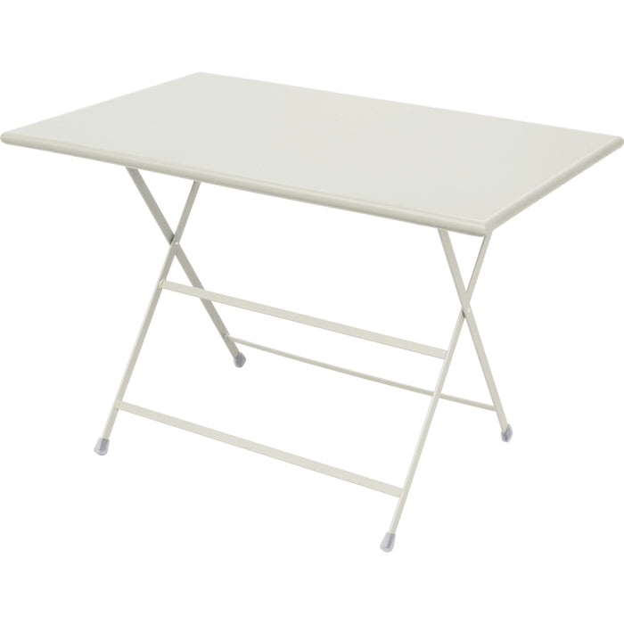 Photo of Arc En Ciel Folding Table 110 cm, matt white - Garden table - white - metal