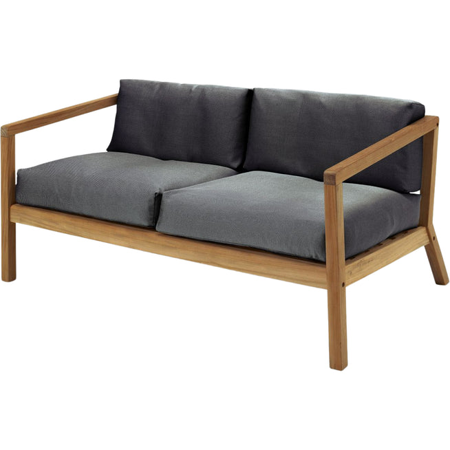 Photo of Virkelyst Sofa, Teak, Fossflakes Padding, Outdoor Textile /