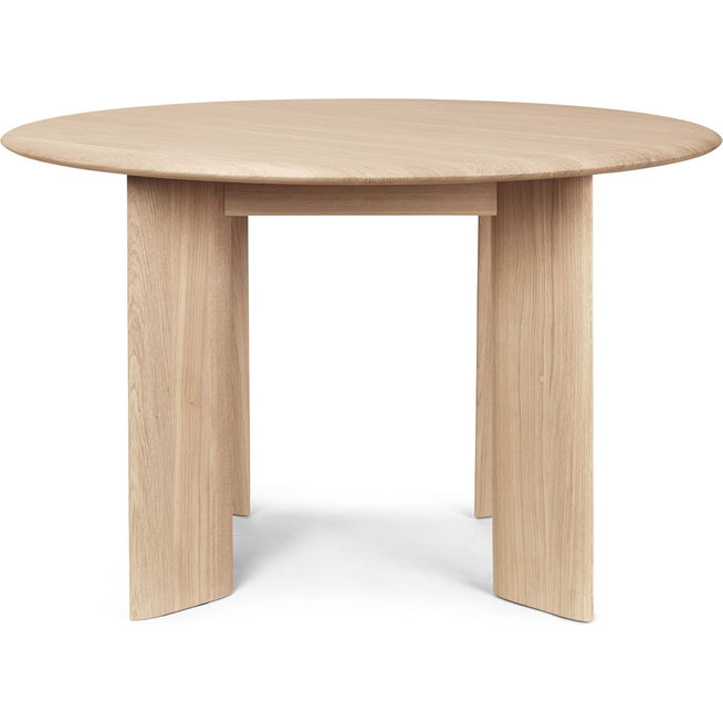 Photo of Bevel Table - Round - Spisebord - Bevel Table - Round Ø117 - White Oiled