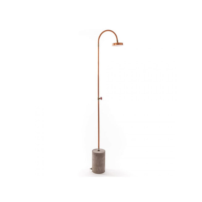Photo of Aquart Outdoor Shower - Copper / Concrete