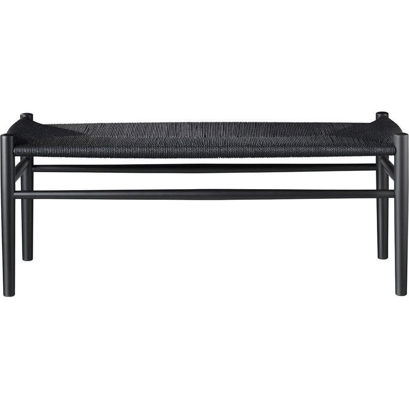 J83b Bench - Black Wicker