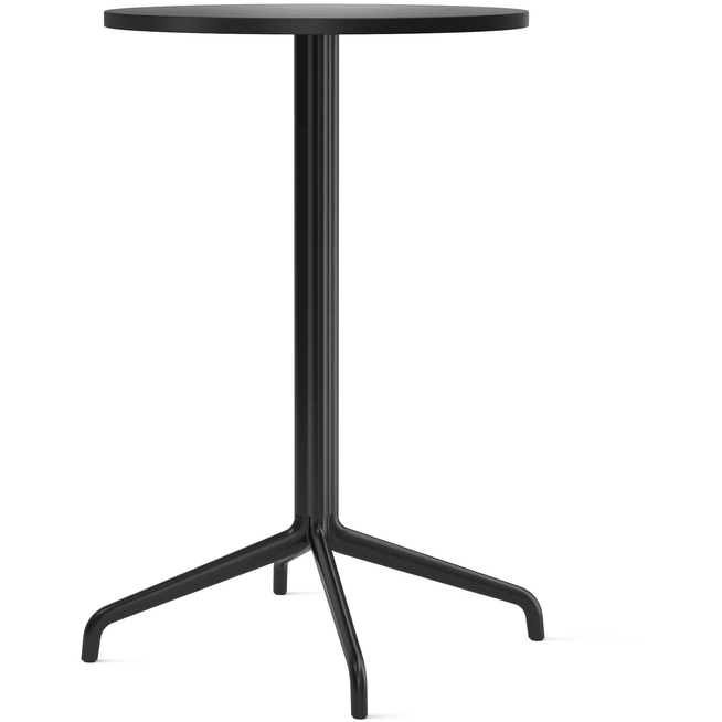 Photo of Harbour Column Counter Table 4-star - Black/charcoal - Ø60 Cm - Barbord - Norm Architects - Svart - Metall/trä/plast